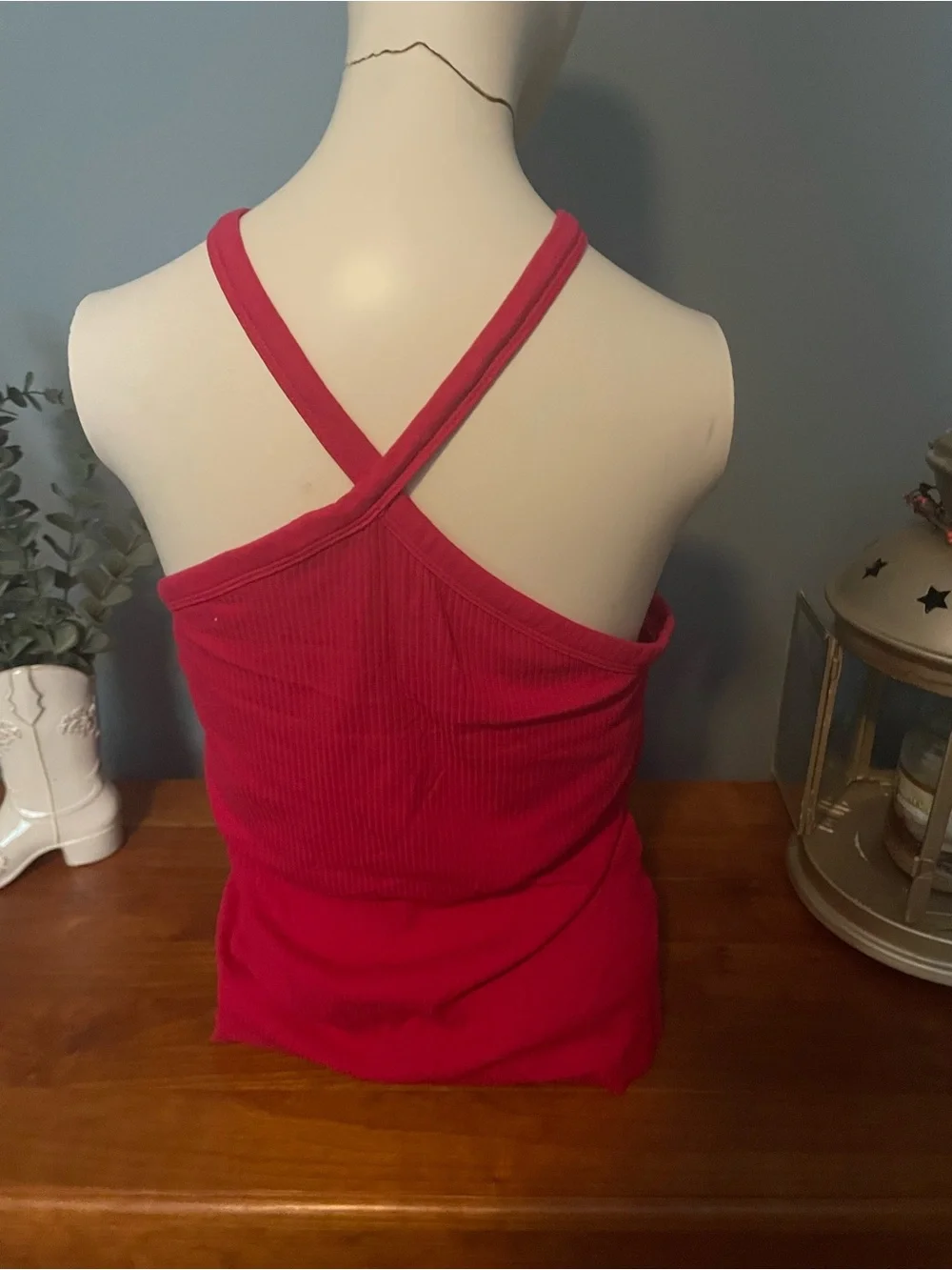 Old Navy Women's Fitted Rib-Knit Halter Tank Top.  Size 2x